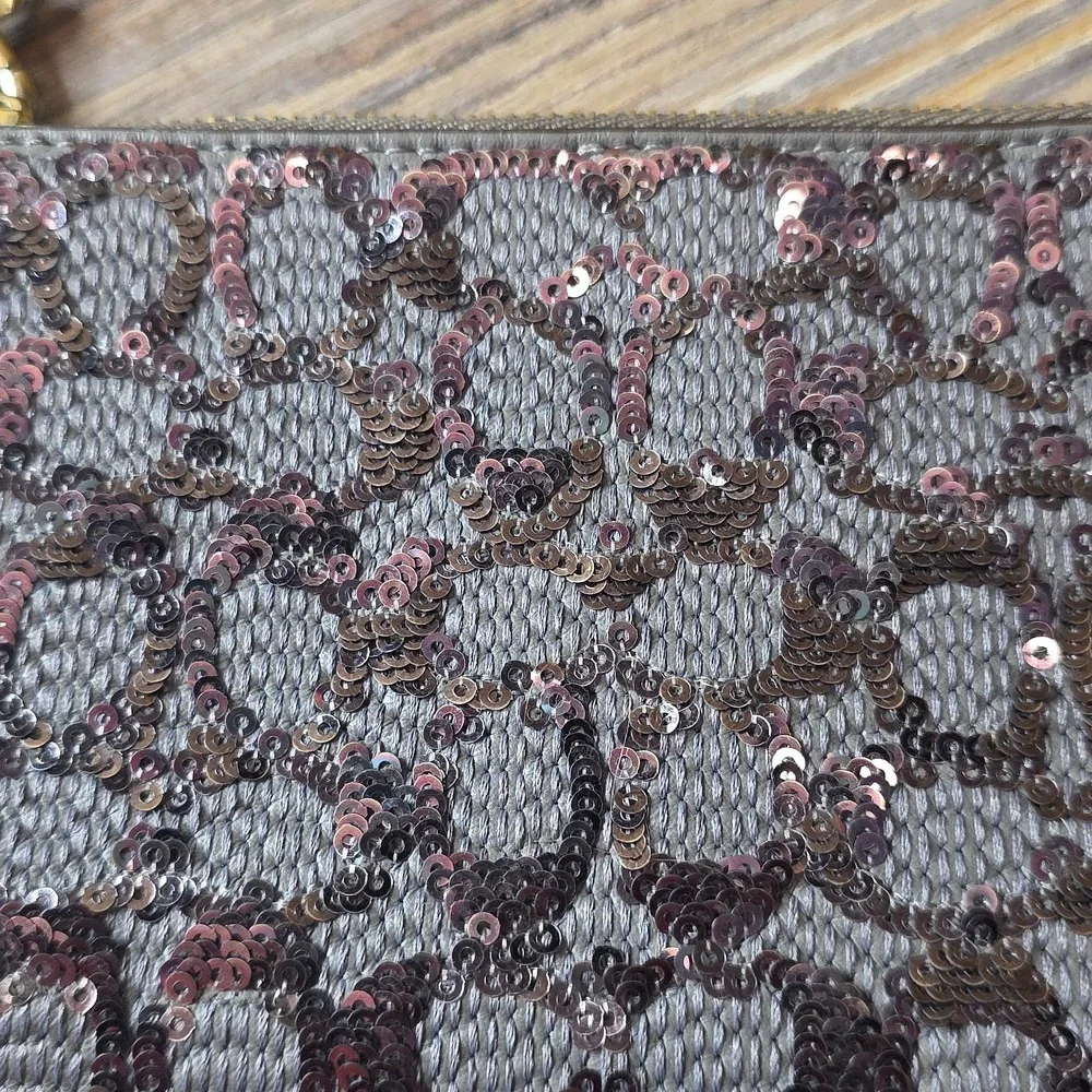Coach Sequined Wristlet